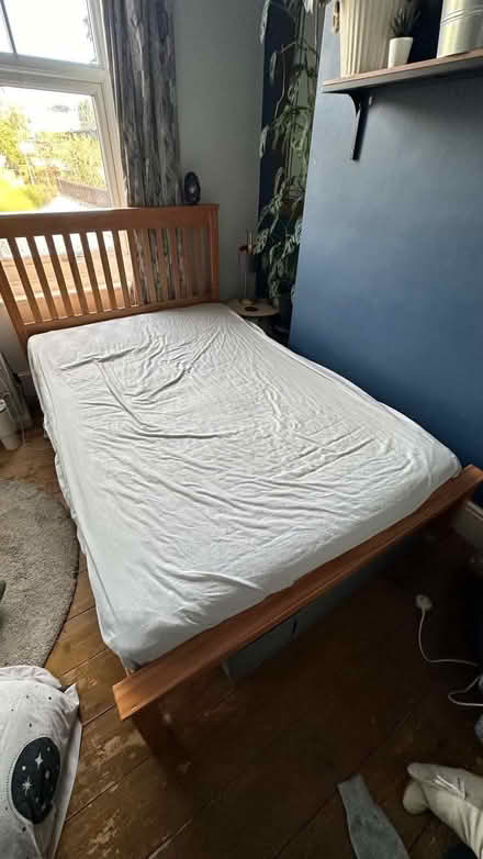 Photo of free Small double bed frame (Dinas Powys CF64) #2