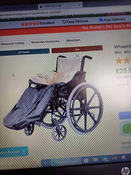 Photo of free Wheelchair cosy toes (Ringmer BN8) #1
