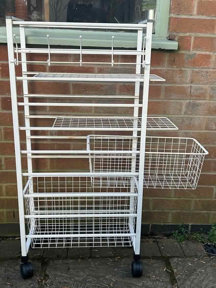 Photo of free Mobile shelf unit on wheels (Beeston NG9) #2