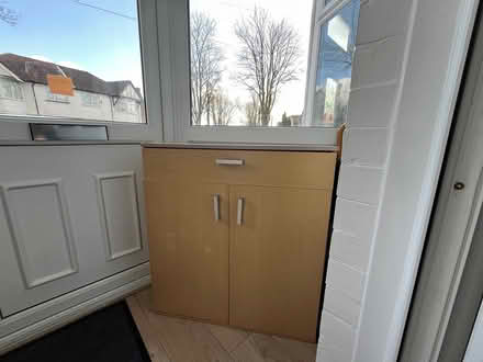 Photo of free Oak Wood Shoe Cabinet (Prestwich) #2