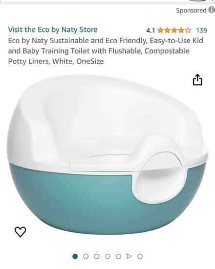 Photo of free Pottytrain toilet & flushable liner (West Ham E15) #4