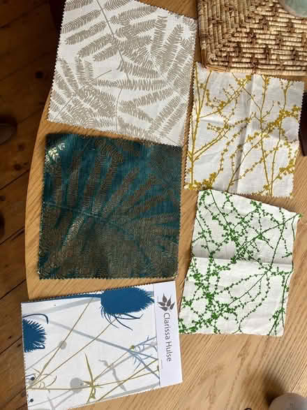 Photo of free 5 x Clarissa Hulse fabric samples (Stoke Newington N16) #1