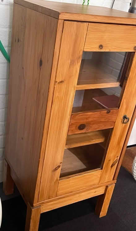 Photo of free Pine glass fronted cupboard (Maldon CM9) #3