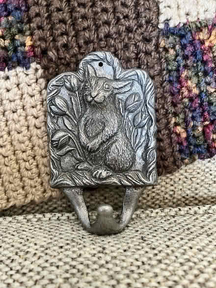 Photo of free Metal wall hook with rabbit (Sykesville) #1