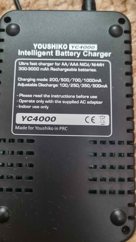 Photo of free Battery charger (SW8 Vauxhall) #2