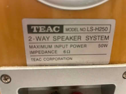Photo of free TEAC Bookshelf speakers (Bradford Road, Combe Down) #4