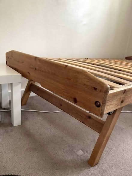 Photo of free Bed frame with foldable legs (Caldecott OX14) #1