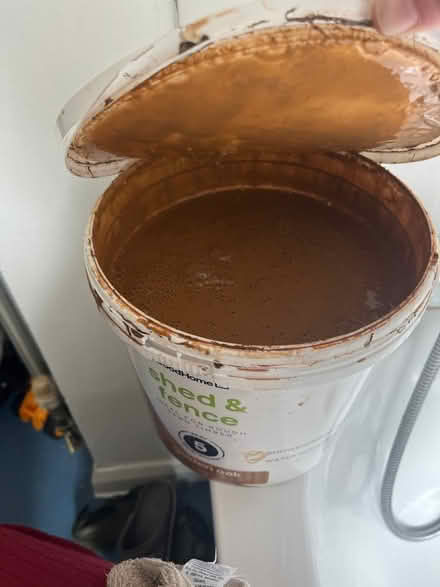 Photo of free Shed/fence paint (Surrey docks farm) #3