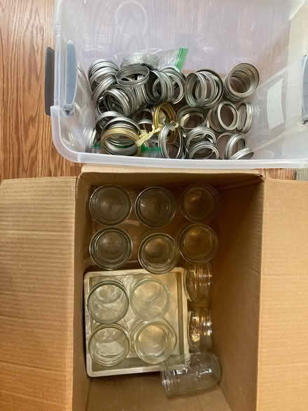 Photo of free Canning jars and metal rings (Novato) #1