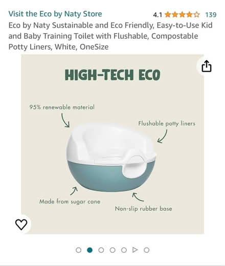 Photo of free Pottytrain toilet & flushable liner (West Ham E15) #3