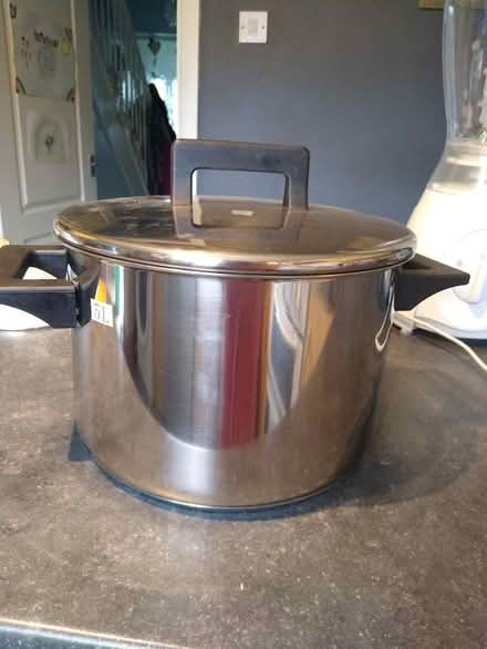 Photo of free 5 litre metal pan (DE56 Heage, Belper) #1
