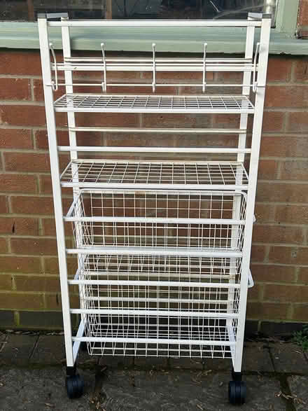 Photo of free Mobile shelf unit on wheels (Beeston NG9) #1