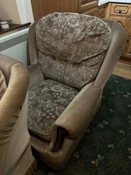 Photo of free Single Brown Armchair (Pallet Hill CA11) #2