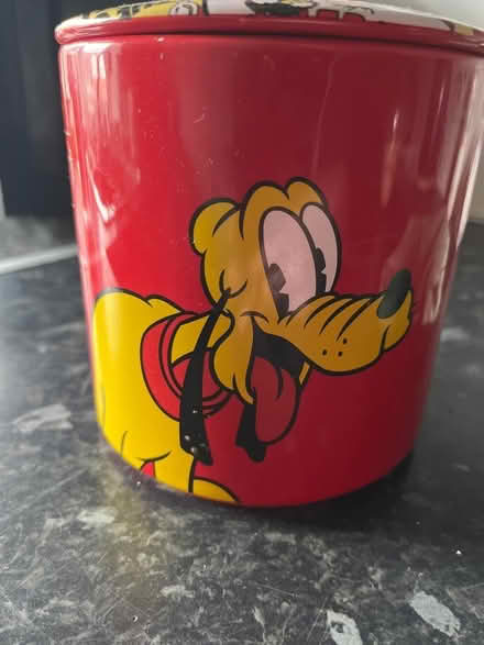 Photo of free Disney biscuit/storage pot (Surrey docks farm) #1