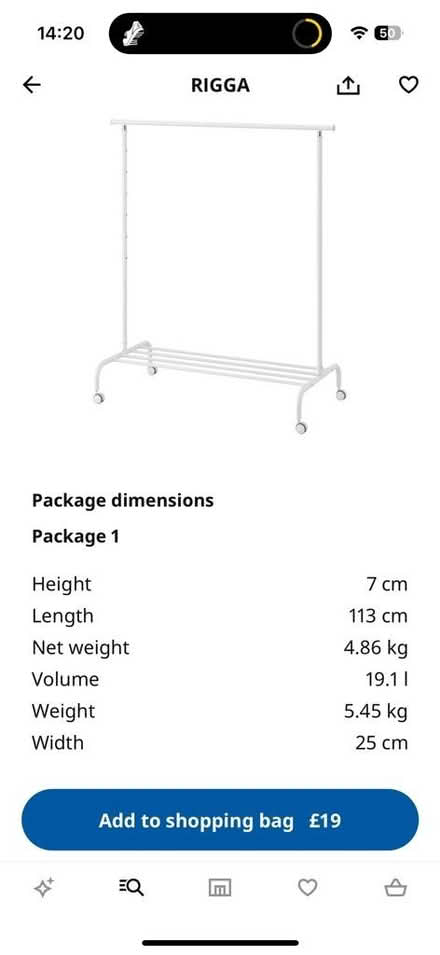 Photo of free Cloth rack (Anchorage Park PO3) #3