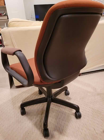 Photo of free Burgundy Desk Chair (Glenview) #3