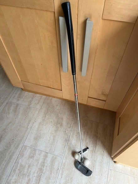 Photo of free Putter golf club with balls & tees (Grangetown, Sunderland) #1