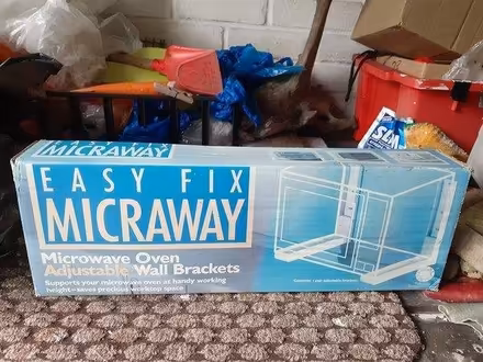 Photo of free Microwave wall bracket (PO21 Nyetimber) #1