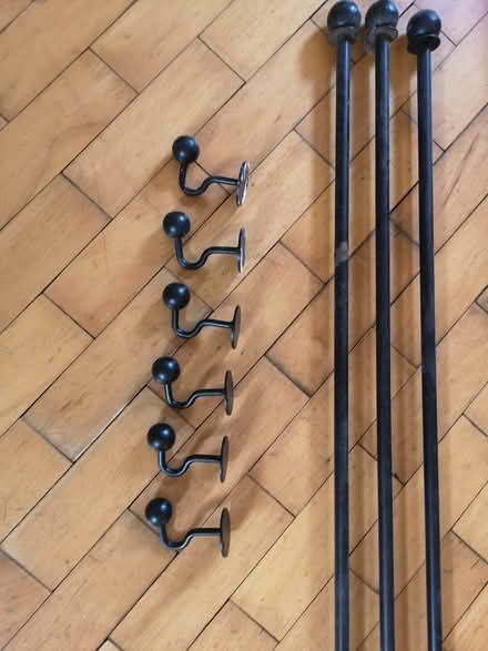 Photo of free Curtain poles & brackets (Kemptown BN2) #2
