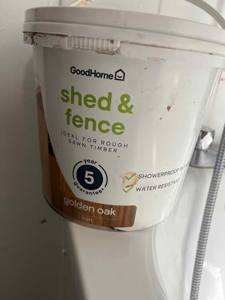 Photo of free Shed/fence paint (Surrey docks farm) #1