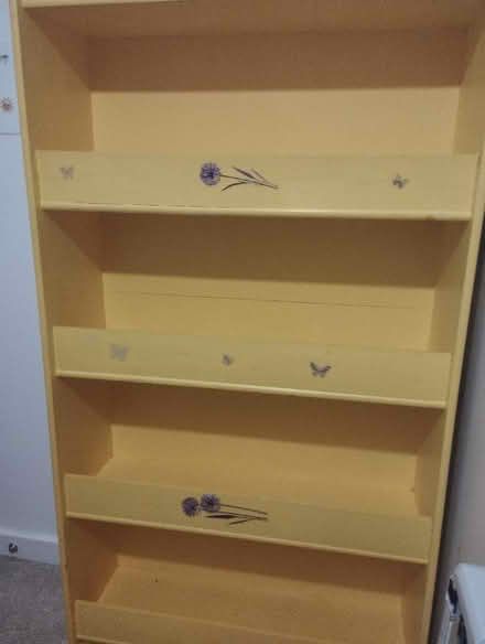 Photo of free Yellow book shelf (Billingshurst) #3