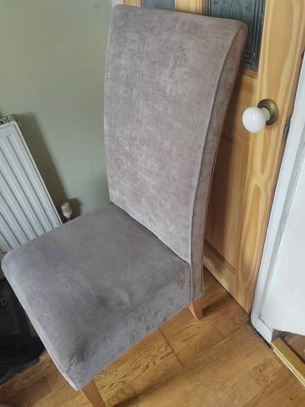 Photo of free 4 x upholsted dining chairs (Whittlesey) #1