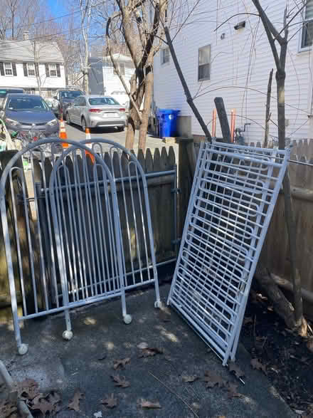 Photo of free White Metal Crib (Allandale Farm) #2