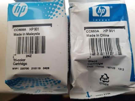 Photo of free Hp901 ink jet cartridge (Romiley SK6) #1