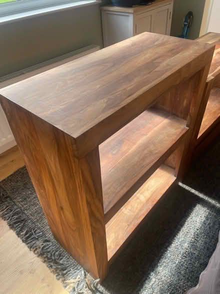 Photo of free Acacia wood bookshelves (OX16 Cherwell heights) #4