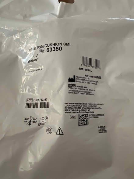 Photo of free CPAP Masks-New, Unopened (Livermore near Lowe’s) #1