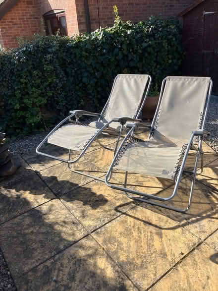 Photo of free Lafuma reclining garden chairs (MacMillan Way) #3