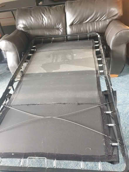 Photo of free Leather sofa bed (Carlyon Bay PL26) #2