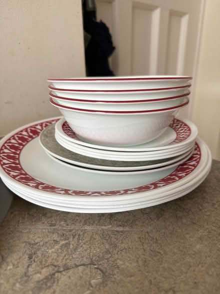 Photo of free Corelle dinner set for 4 (Acton W3) #1