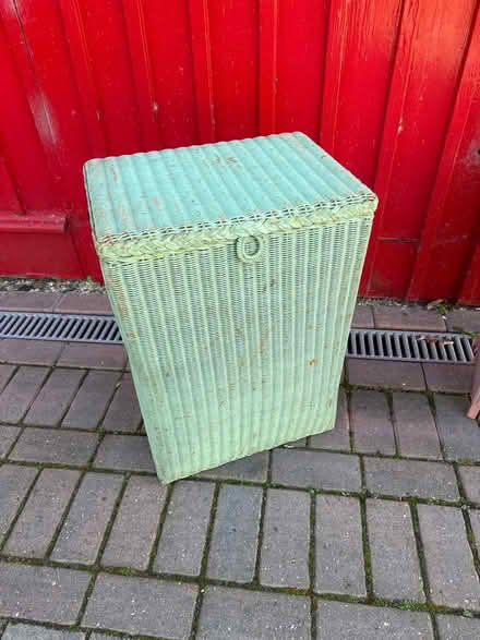 Photo of free Lloyd loom style laundry basket (Wallingford) #2