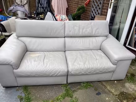 Photo of free 2 seater leather sofa (M9 Harpurhey) #1