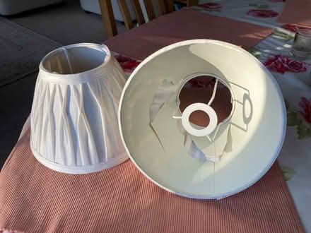 Photo of free Pair bedside lamp shades (20cm) (Pinner, Harrow) #2