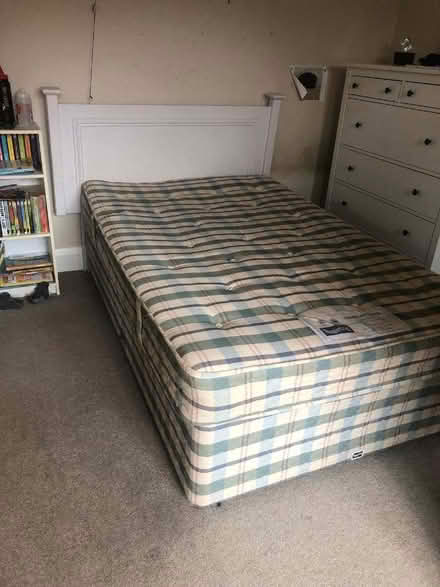 Photo of free Double Divan bed with mattress (Hayes BR2) #1