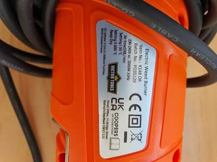 Photo of free Electric weed burner (S2 wybourn) #2