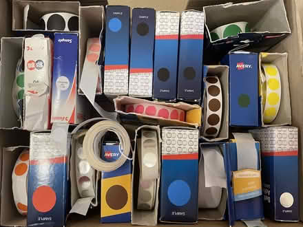 Photo of free Assorted dot stickers/labels (Surrey Hills) #1