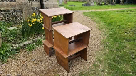 Photo of free Five small wooden stools or kneelers (Bix RG9) #1