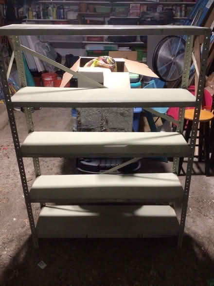 Photo of free Metal shelves (Yonkers) #1
