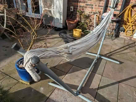 Photo of free Hammock and frame (NE12 Benton) #2