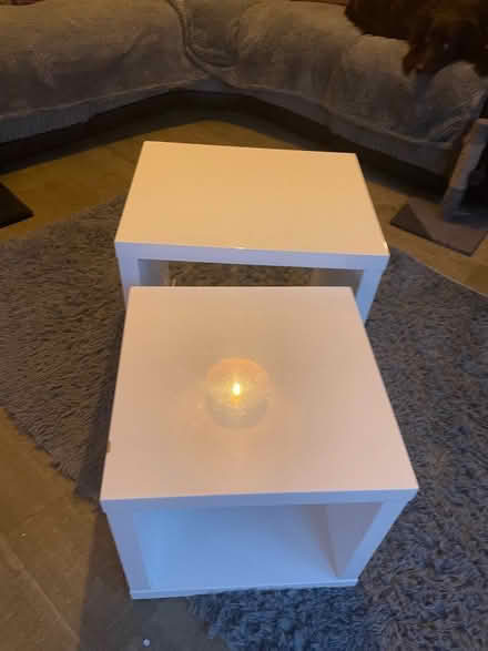 Photo of free 2 x small side tables. (Crownhill MK8) #1