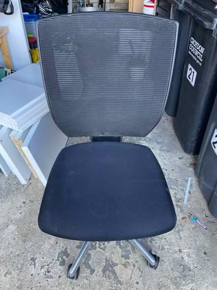 Photo of free Black office chair (Coulsdon, CR5) #2