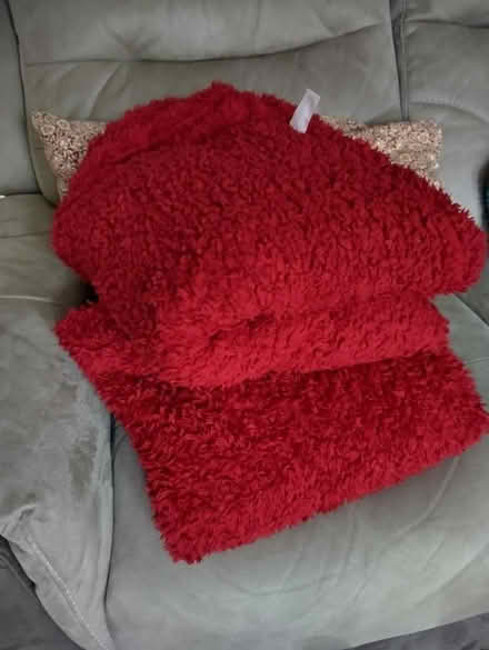 Photo of free Fluffy cherry red blankets. 2 (Higher Brixham TQ5) #1