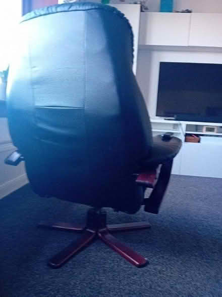 Photo of free Black swivel arm chair (Aberdeen AB12) #2