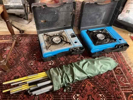 Photo of free Camping stoves and spare tent poles (Oxlinch GL10) #1