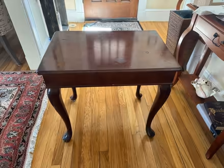 Photo of free Wooden End Table (Lexington center) #1
