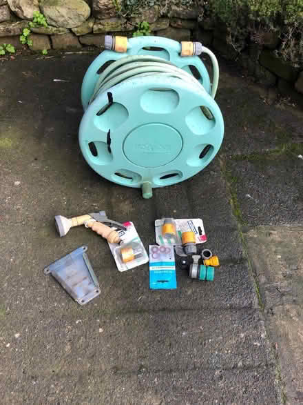 Photo of free Hozelock hose reel and accessories (Wolsingham DL13) #1