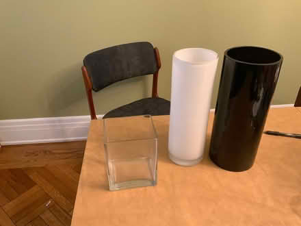 Photo of free 3 flower vases (Upper West Side.) #1